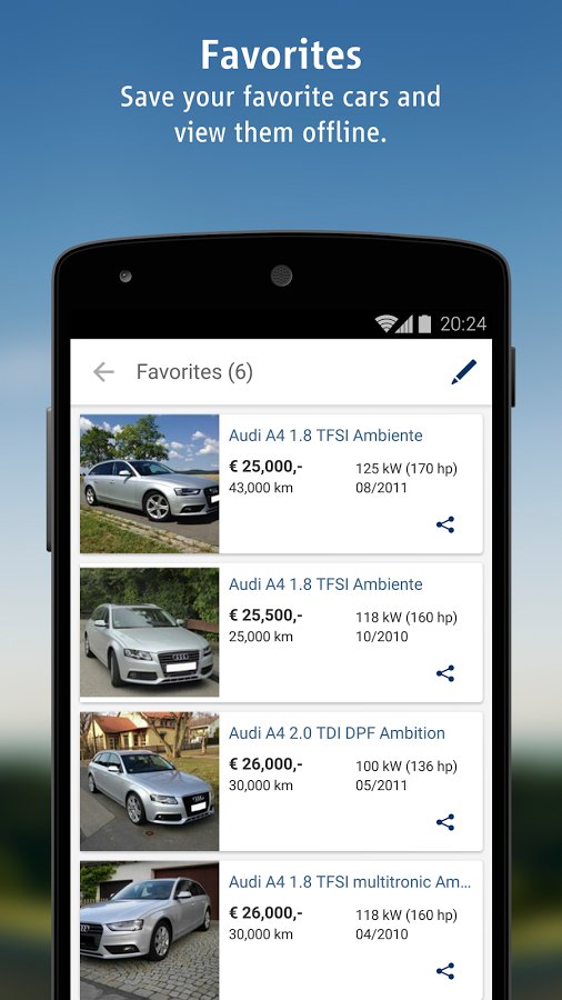 AutoScout24: mobile Auto Suche截图10