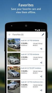 AutoScout24: mobile Auto Suche截图
