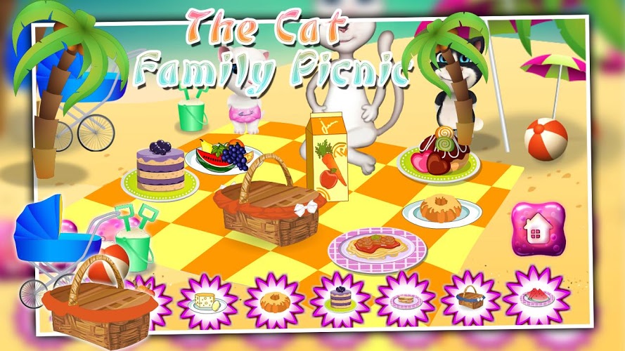 The cat family picnic截图3