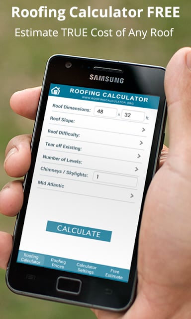 Roofing Calculator Free截图4