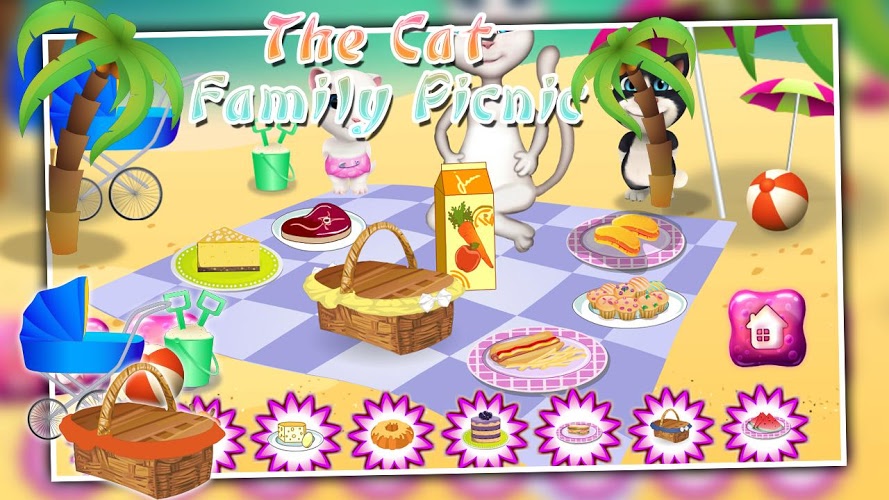 The cat family picnic截图4