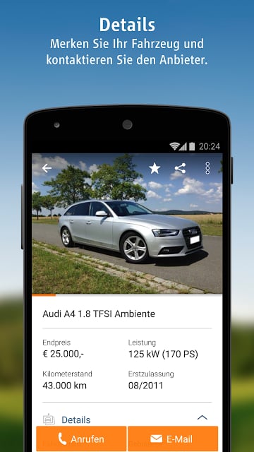 AutoScout24: mobile Auto Suche截图1