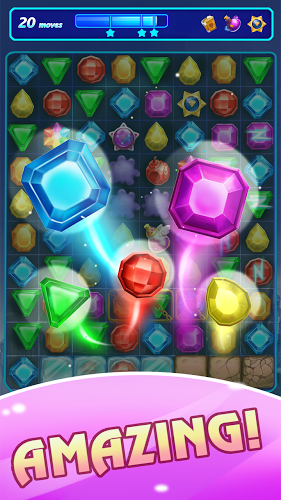 Gems Crush match 3 free Games截图3