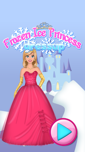 Frozen Ice Princess Dressup截图1