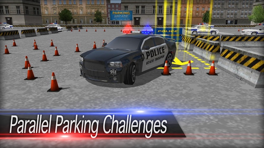 3D Police Car Parking 2015截图4