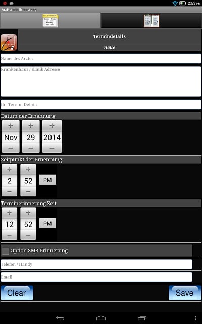 Arzttermin Erinnerung Lite截图4