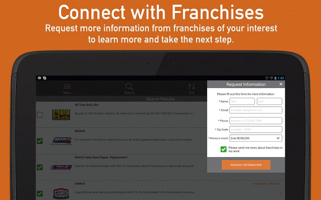 Buy A Franchise截图5