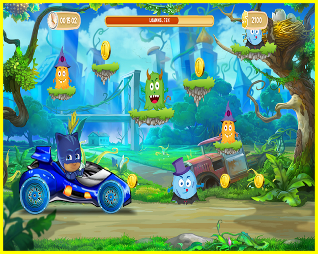 Cat Boy Pj Racer Mask截图4