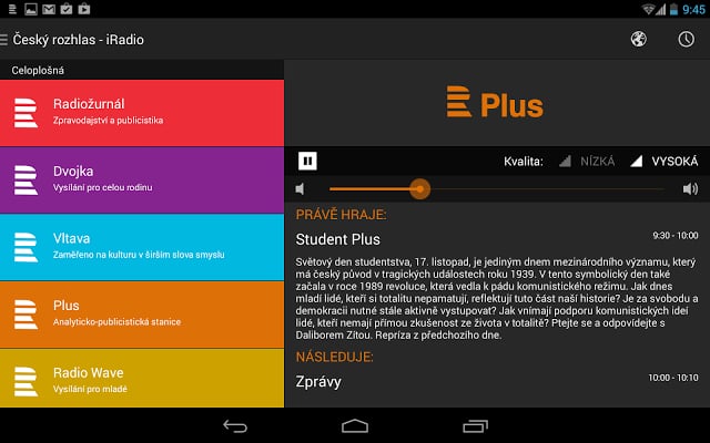 iRadio – Česk&yacute; rozhlas截图1