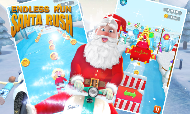 Endless Run Santa Rush截图5