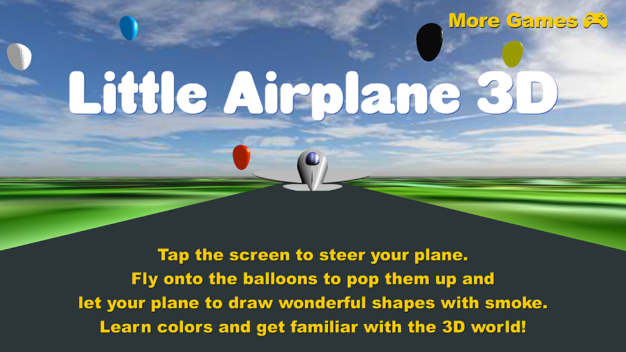 Little Airplane 3D Free - Kids截图1