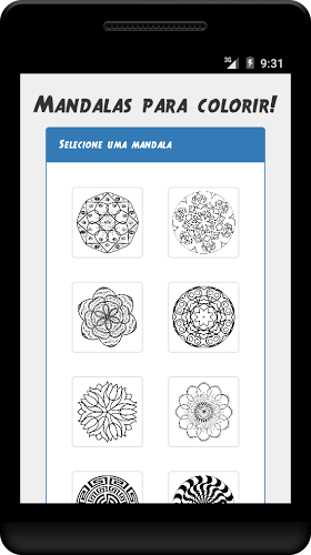 Mandalas para colorir截图1