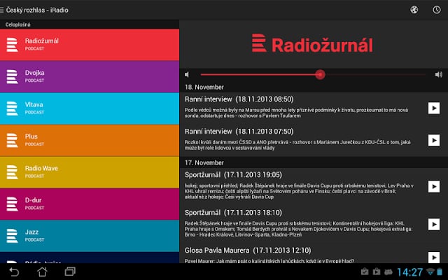 iRadio – Česk&yacute; rozhlas截图10