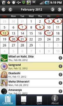 Desi Calendar截图