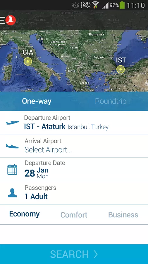 Turkish Airlines截图5