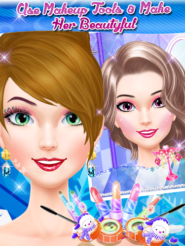 Winter Spa Salon Makeover Game截图3