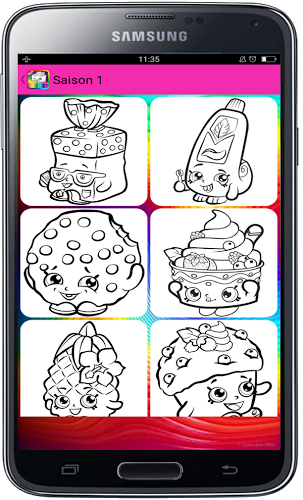 Coloring pages for Shopkins截图4