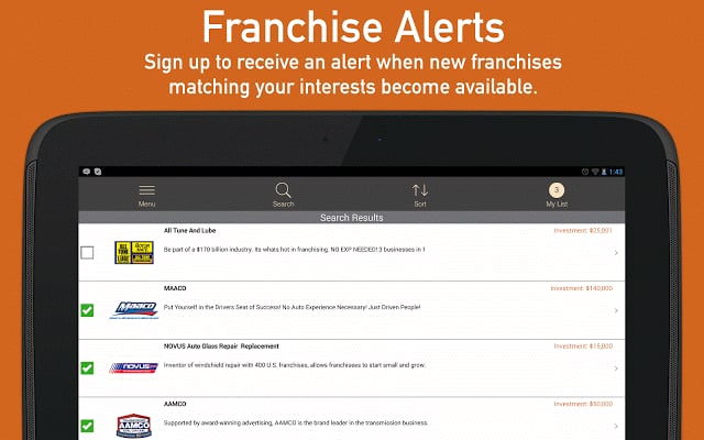 Buy A Franchise截图3