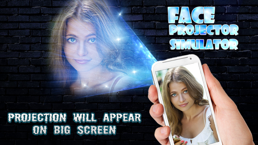 Face projector simulator Prank截图1