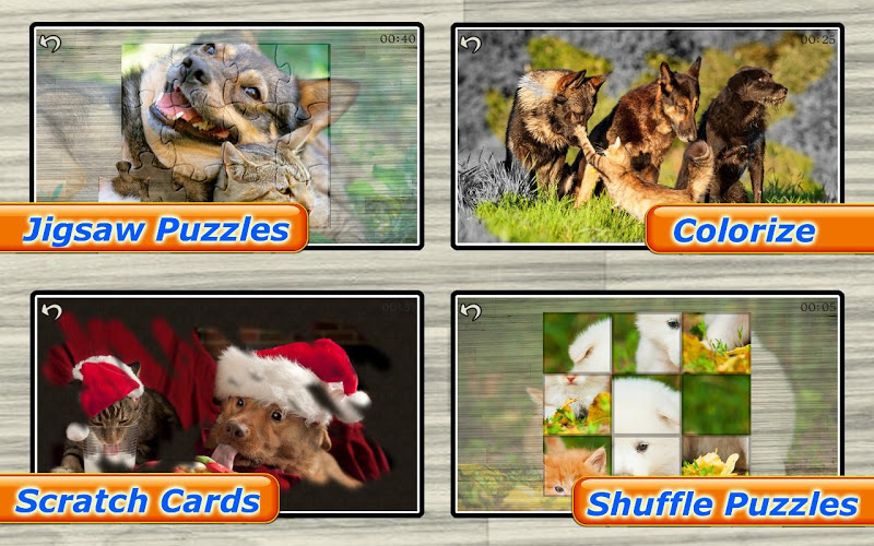 Dogs vs Cats: Kid Puzzle Games截图3