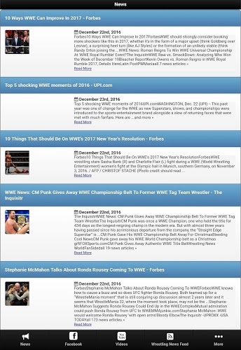 Wrestling Top Fight News截图2