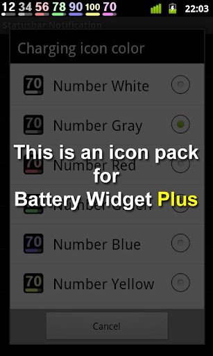 Battery Widget Icon Pack 4截图3