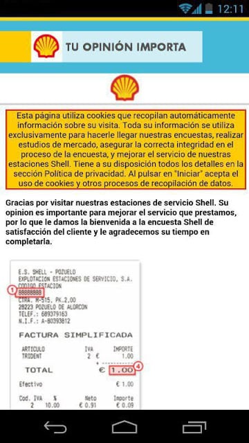 Shell, Estaciones de Servicio.截图1