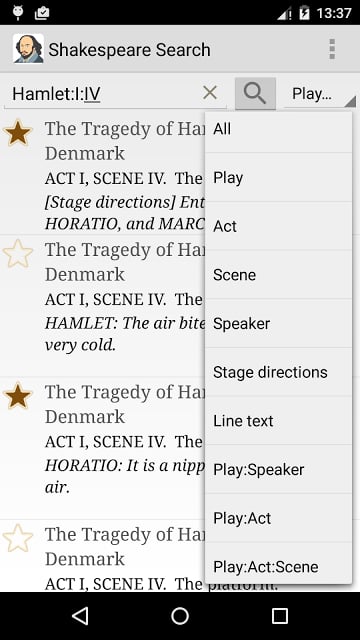Shakespeare Search截图3