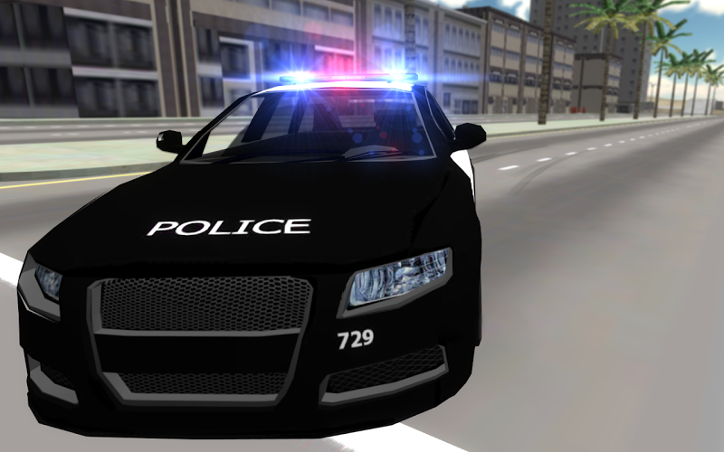 Police Car Drift 3D截图1