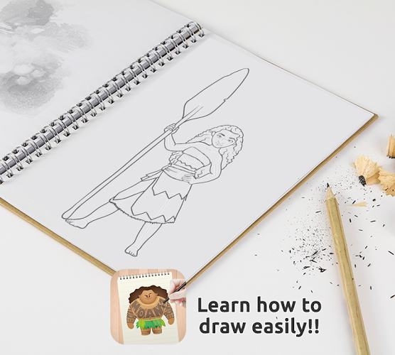 Learn Draw Moana截图1