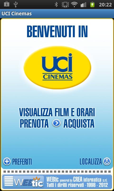 UCI CINEMAS ITALIA截图7