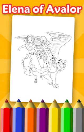 Elena Coloring Book Avalor截图1