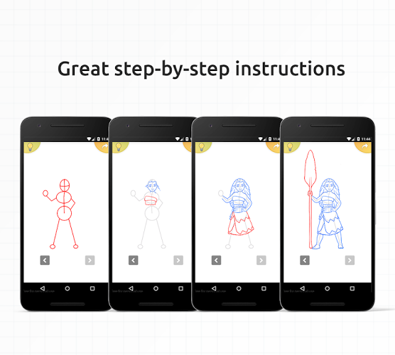 Learn Draw Moana截图4