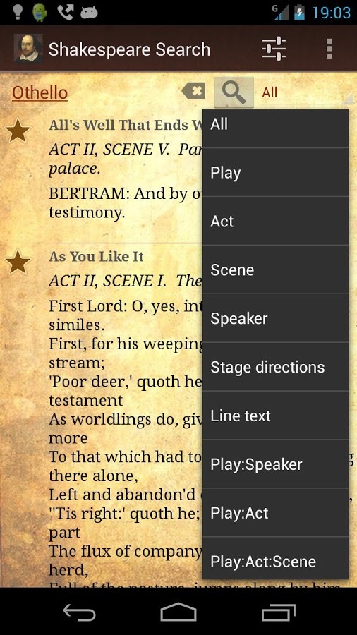 Shakespeare Search截图4