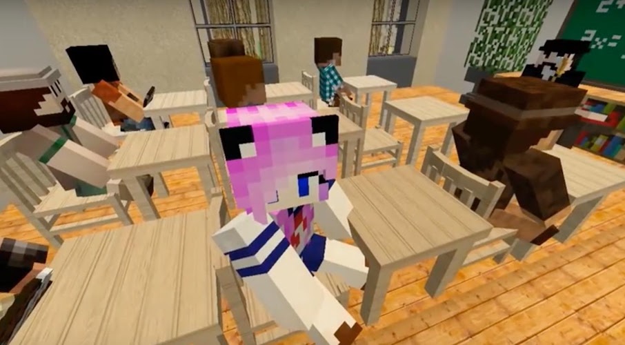 Yandere School for Minecraft截图4