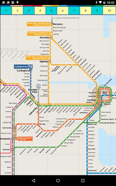 Sydney Metro Map截图8