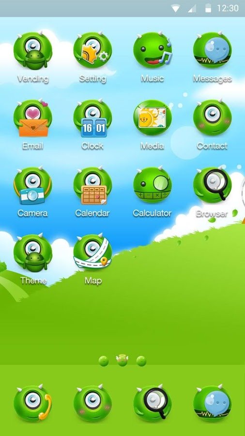 MonsterOce Hola Launcher Theme截图3