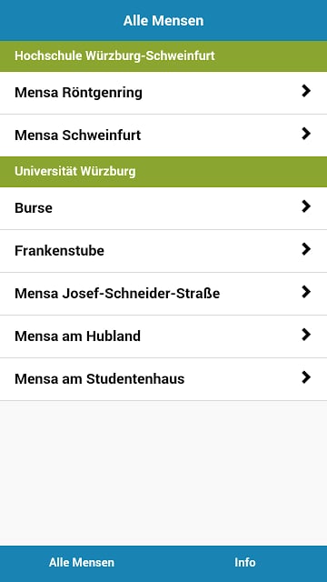 Mensa W&uuml;rzburg截图3