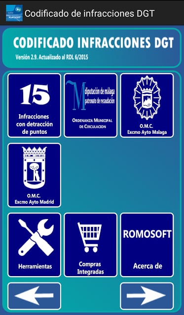 Codificado infracciones DGT截图2