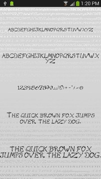 Fonts Tattoo for FlipFont Free截图