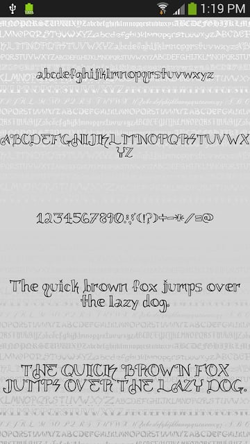 Fonts Tattoo for FlipFont Free截图6