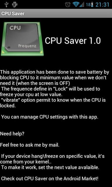 CPU Manager and Saver Pro截图1