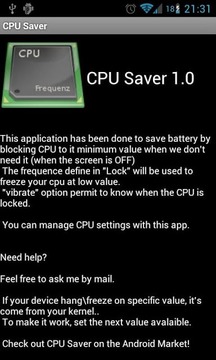 CPU Manager and Saver Pro截图