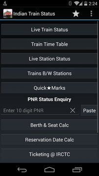 Indian Train Status截图