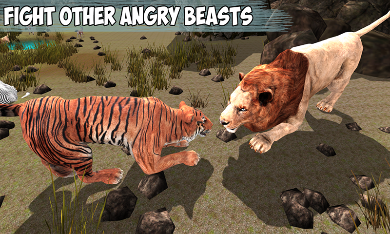 Angry Lion Jungle Survival 3D截图4