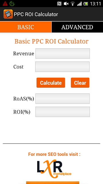 PPC ROI计算器截图2