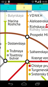 Moscow Metro Map截图