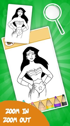 Super Hero Coloring Books截图4