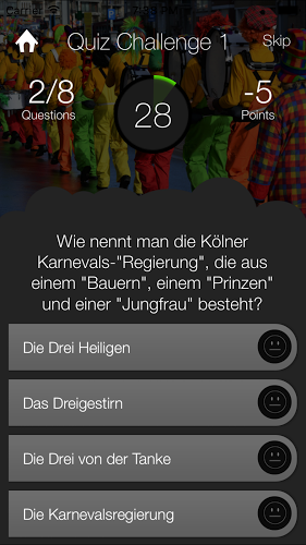 Karneval & Fasching Quiz App截图3