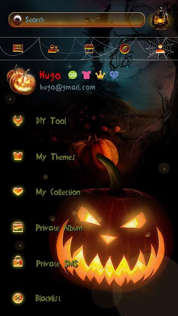 (FREE) HALLOWEEN NIGHT THEME截图1